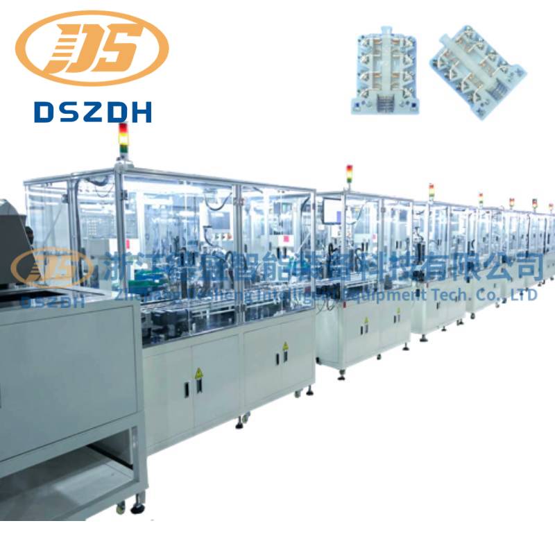 Muga-etengailuaren muntaketa-lerro automatikoa